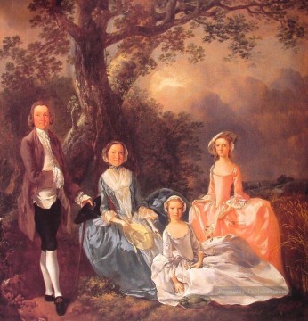 La famille Gravenor Thomas Gainsborough Peinture à l'huile